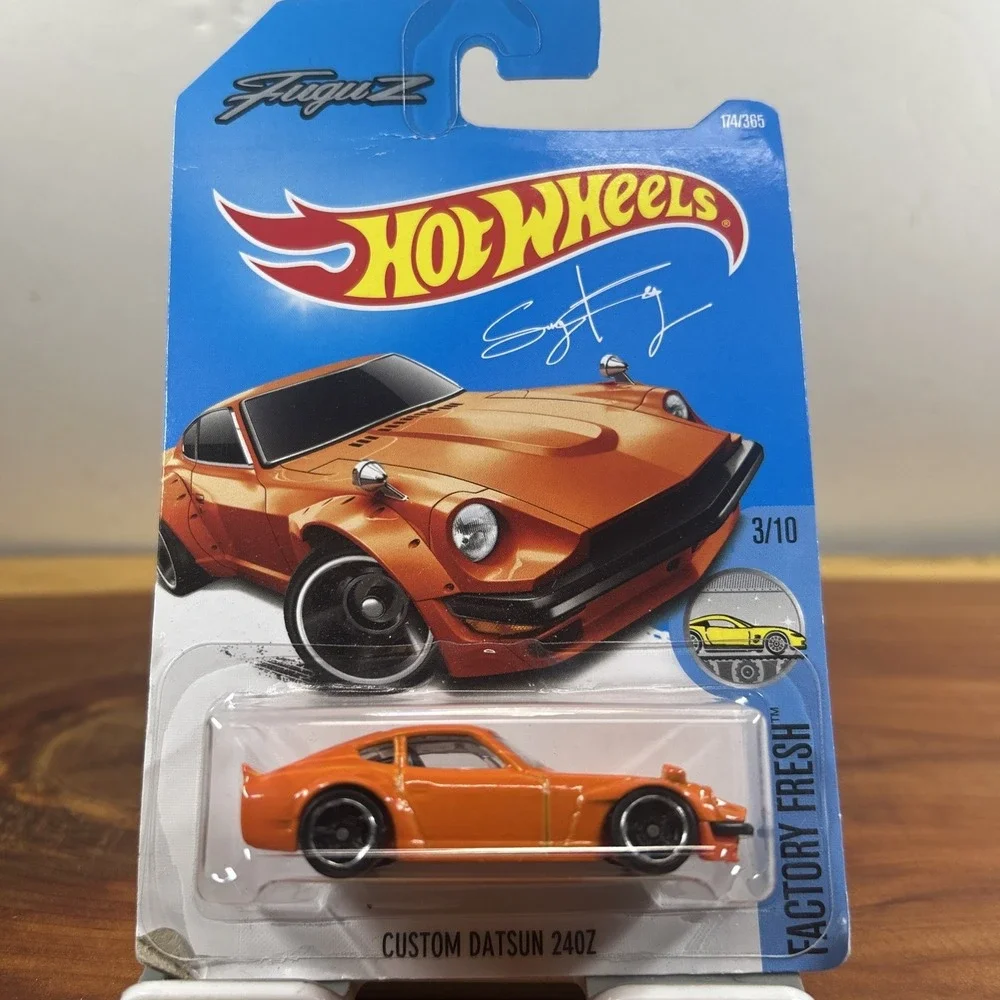 Hot Wheels Fugu Z Factory Fresh 3/10 Custom Datsun 240Z 174/365 Orange